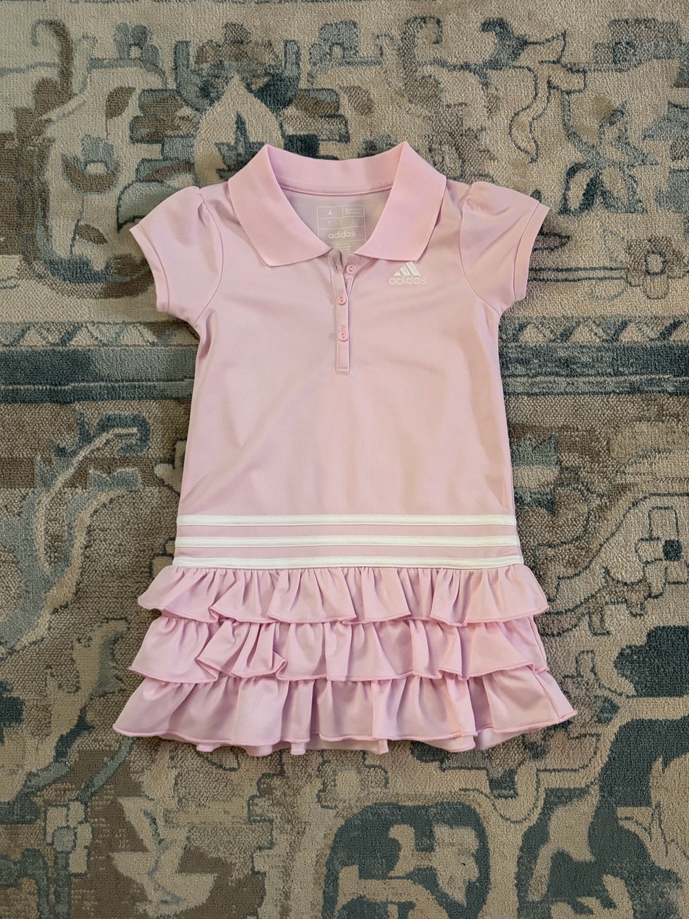 Adidas Ruffle Polo Dress